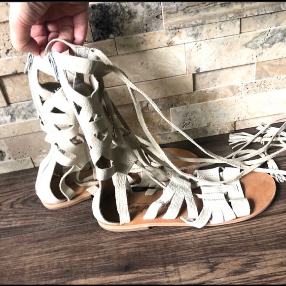 Free People Bone Mesa Verde Tall Gladiator Sandal - Picture 4 of 7